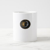 Whimsigoth Glas in lood Moon en Sun Classic Grote Koffiekop (Voorkant)