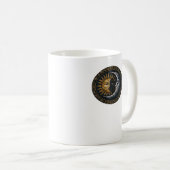 Whimsigoth Glas in lood Moon en Sun Classic Koffiemok (Voorkant rechts)