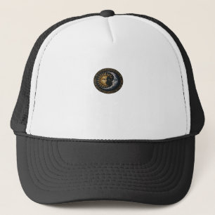 Whimsigoth Glas in lood Moon en Sun Classic Trucker Pet