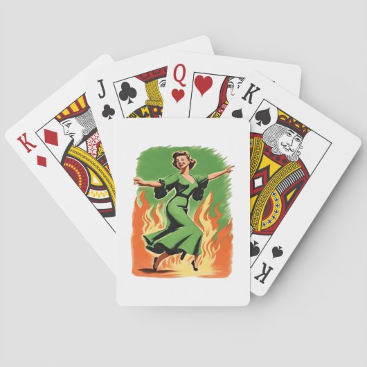 Whimsigoth Gothic Wall Art 90s Decor HECKINFAROUT  Pokerkaarten (Achterkant)