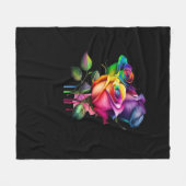 Whimsigoth - Gotisch ontwerp Fleece Deken (Voorkant (Horizontaal))