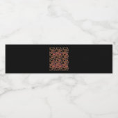 Whimsigoth Gouden Wijnstok Grafisch Waterfles Etiket (Enkel label)