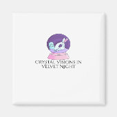 Whimsigoth Ink – Mystical Forests, Moons & Magic R Magneet (Voorkant)