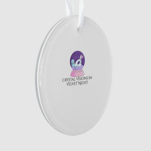 Whimsigoth Ink – Mystical Forests, Moons & Magic R Ornament (voorkant)