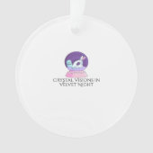 Whimsigoth Ink – Mystical Forests, Moons & Magic R Ornament (voorkant)