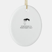 Whimsigoth Ink – Mystieke bossen, manen en magie C Keramisch Ornament (Rechts)