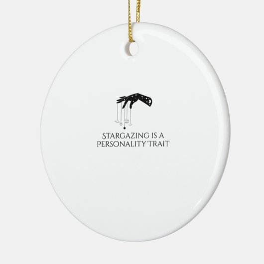 Whimsigoth Ink – Mystieke bossen, manen en magie C Keramisch Ornament (Links)