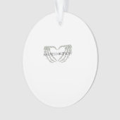 Whimsigoth Ink – Mystieke bossen, manen en magie F Ornament (voorkant)