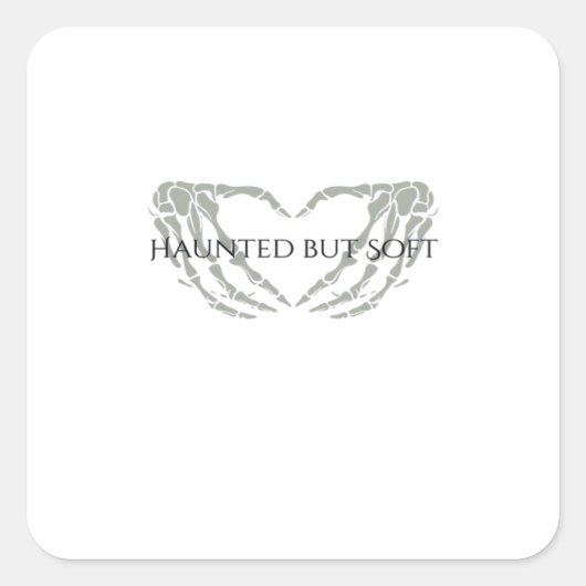 Whimsigoth Ink – Mystieke bossen, manen en magie F Vierkante Sticker (Voorkant)