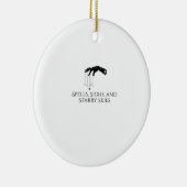 Whimsigoth Ink – Mystieke bossen, manen en magie Keramisch Ornament (Rechts)