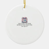 Whimsigoth Ink – Mystieke bossen, manen en magie Keramisch Ornament (Voorkant)