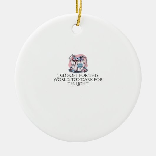 Whimsigoth Ink – Mystieke bossen, manen en magie Keramisch Ornament (Voorkant)