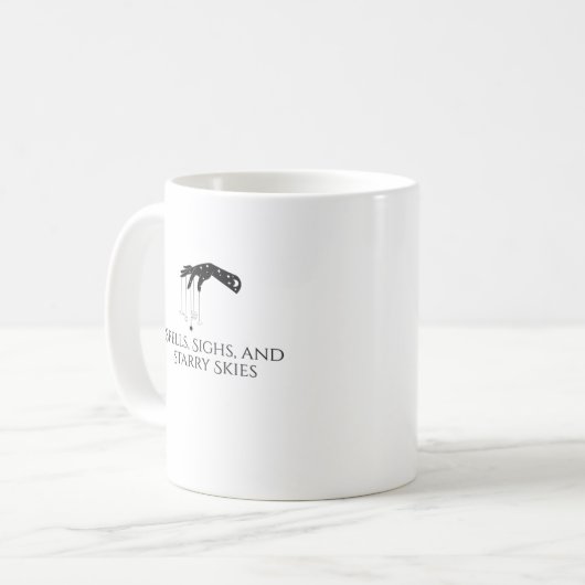 Whimsigoth Ink – Mystieke bossen, manen en magie Koffiemok (Voorkant links)