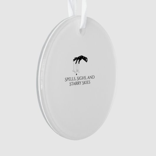 Whimsigoth Ink – Mystieke bossen, manen en magie Ornament (voorkant)