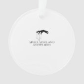 Whimsigoth Ink – Mystieke bossen, manen en magie Ornament (voorkant)