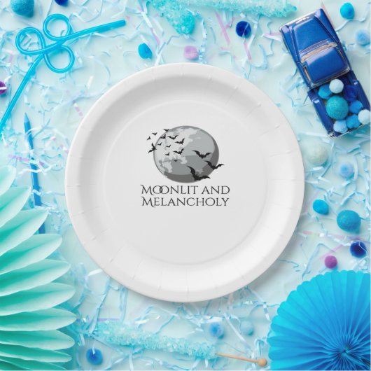 Whimsigoth Ink – Mystieke bossen, manen en magie Papieren Bordje (Feest)