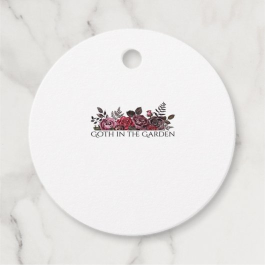 Whimsigoth Ink – Mystieke bossen, manen en magisch Bedankjes Labels (Voorkant)