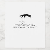 Whimsigoth Ink – Mystieke bossen, manen en magisch Wijn Etiket (Enkel label)