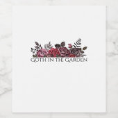 Whimsigoth Inkt – Mystieke Bossen, Manen & Magie C Wijn Etiket (Enkel label)