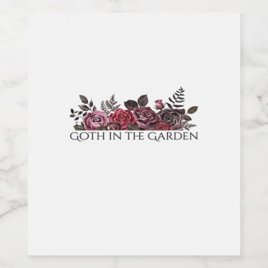 Whimsigoth Inkt – Mystieke Bossen, Manen & Magie C Wijn Etiket (Enkel label)