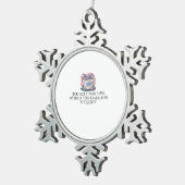 Whimsigoth Inkt – Mystieke Bossen, Manen & Magie E Tin Sneeuwvlok Ornament (Rechts)
