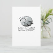 Whimsigoth Inkt – Mystieke Bossen, Manen & Magie M Feestdagenkaart (Staand voorkant)