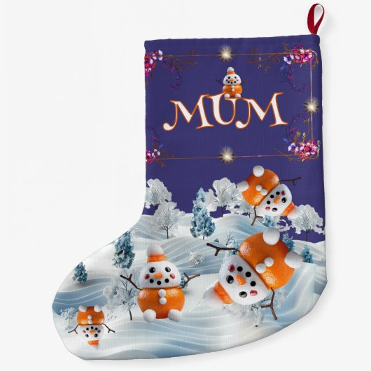 WHIMSIGOTH-kous Grote Kerstsok (Achterkant)