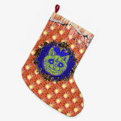 WHIMSIGOTH-kous Grote Kerstsok (Voorkant (Hangend))