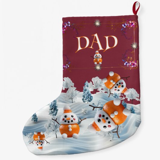 WHIMSIGOTH-kous Grote Kerstsok (Achterkant)