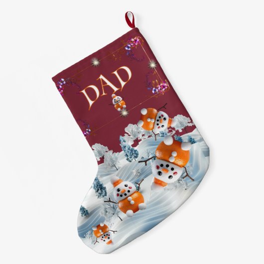 WHIMSIGOTH-kous Grote Kerstsok (Achterkant (Hangend))