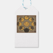 Whimsigoth Maan Klassiek Cadeaulabel (Voorkant)