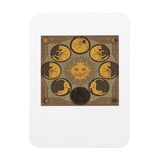 Whimsigoth Maan Klassiek Magneet (Verticaal)