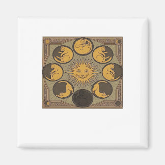 Whimsigoth Maan Klassiek Magneet