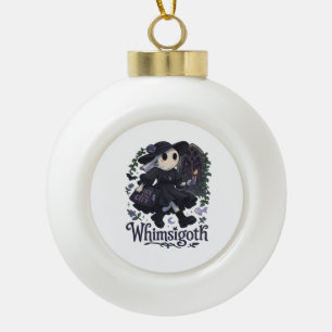 Whimsigoth Met City Classic – Stedelijke Magie Ont Keramische Bal Ornament
