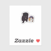 Whimsigoth met Kaart Sticker (Vel)