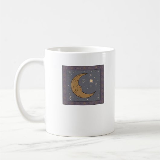 Whimsigoth Moon Classic Koffiemok (Links)