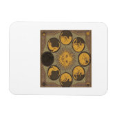 Whimsigoth Moon Classic Magneet (Horizontaal)