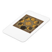 Whimsigoth Moon Classic Magneet (Linkerzijde)