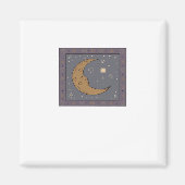 Whimsigoth Moon Classic Magneet (Voorkant)
