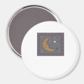 Whimsigoth Moon Classic Magneet (Voorkant / Achterkant)