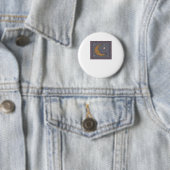 Whimsigoth Moon Classic Ronde Button 5,7 Cm (In situ)