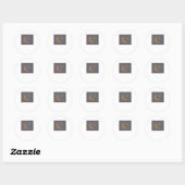 Whimsigoth Moon Classic Ronde Sticker (Vel)