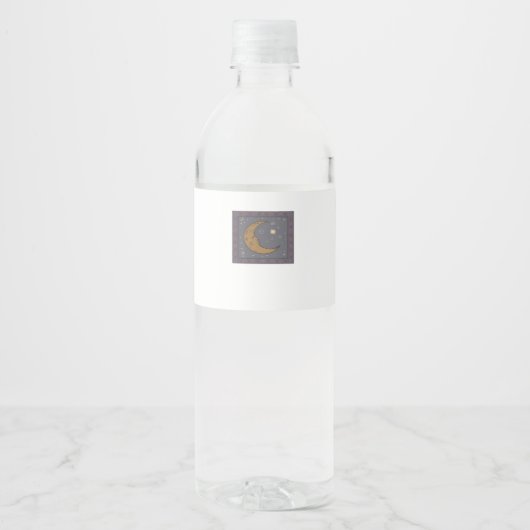 Whimsigoth Moon Classic Waterfles Etiket (Voorkant)