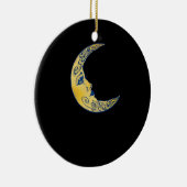 Whimsigoth Moon Keramisch Ornament (Rechts)