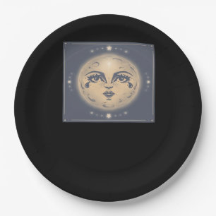 Whimsigoth Moon Papieren Bordje