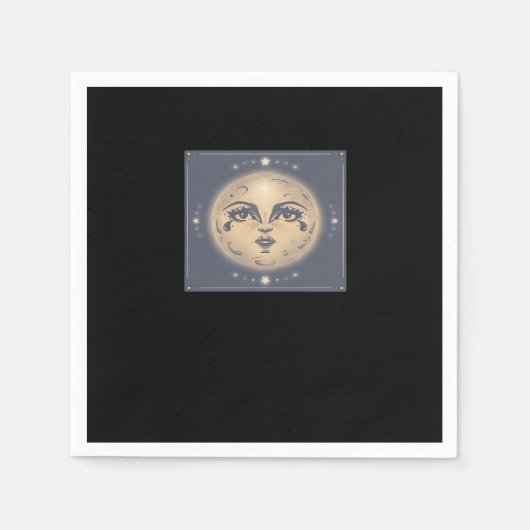Whimsigoth Moon Servet (Voorkant)