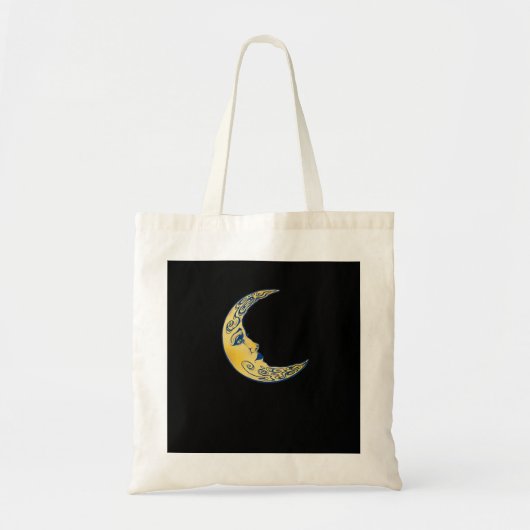 Whimsigoth Moon Tote Bag (Voorkant)