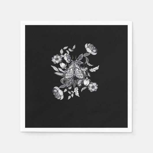 Whimsigoth Moth · Grunge Fairy Classic Servet (Voorkant)