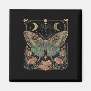 Whimsigoth Moth Shirt, Botanische Vlinder T Shirt Magneet