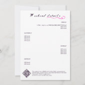 Whimsigoth Mystical Love Potion Bachelorette Party Kaart (Achterkant)